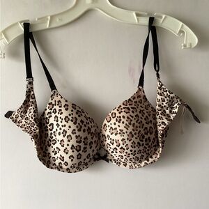 Victoria’s Secret animal print push up bra